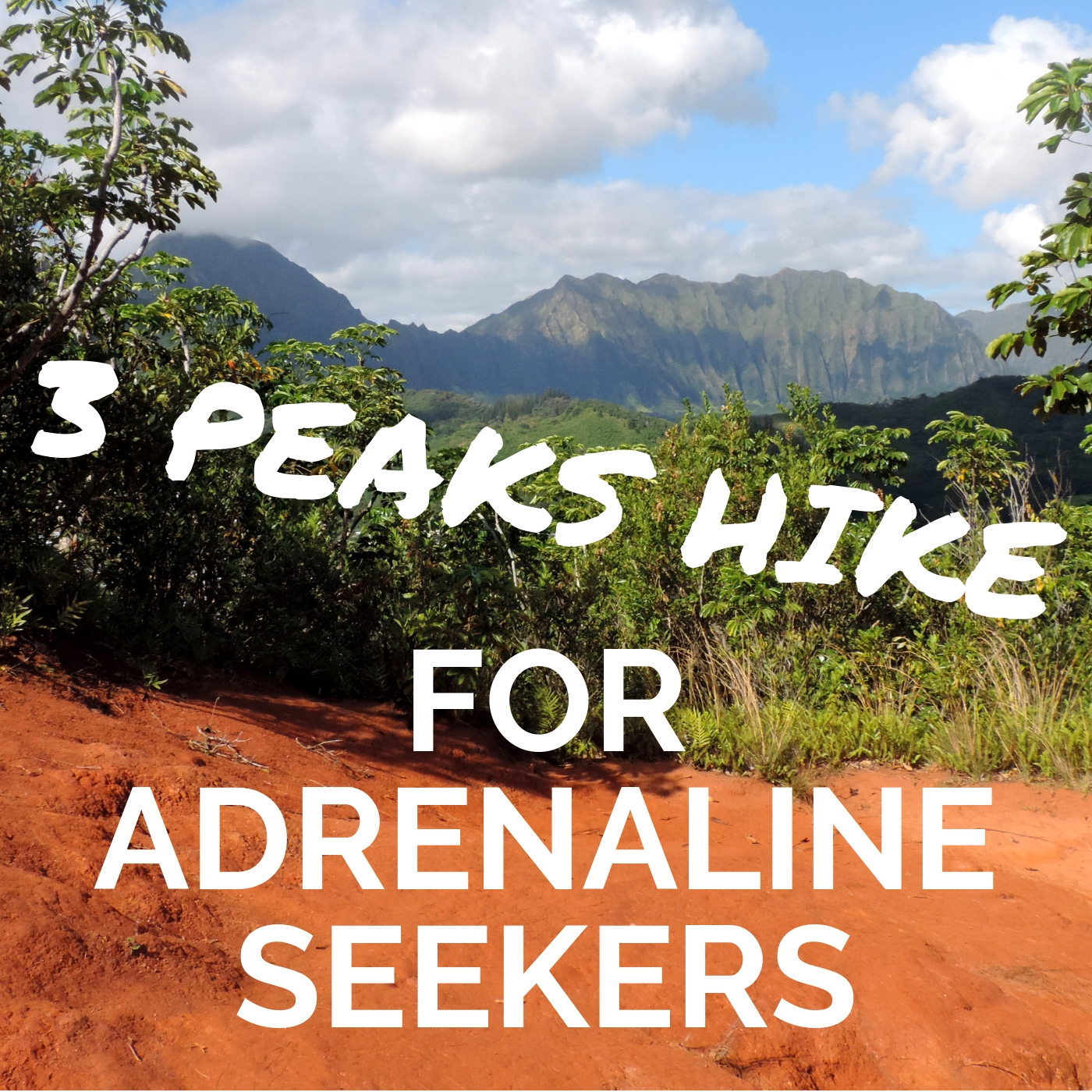 3 Peaks hike for adrenaline seekers, Olomana hike, Oahu hiking, hiking Hawaii, Widly intrepid