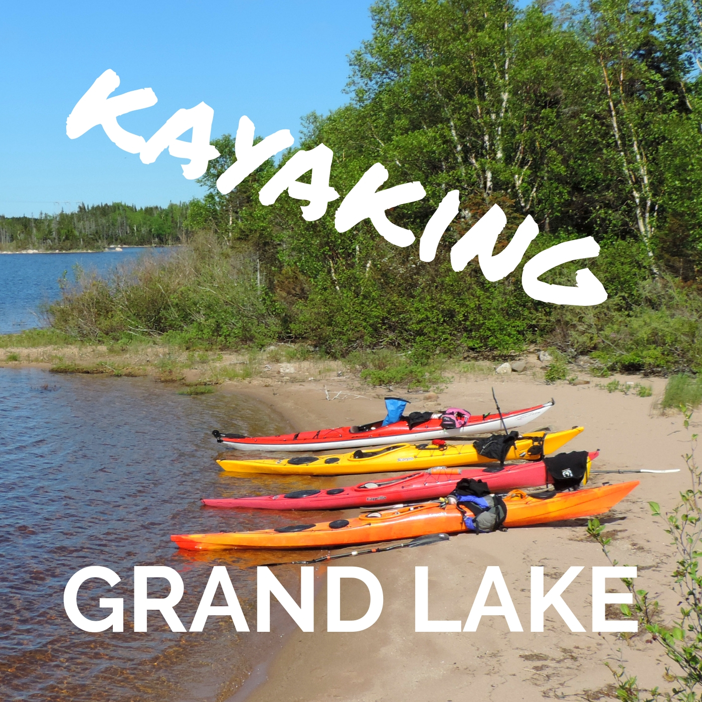 Kayaking Grand Lake Newfoundland, kayaking Newfoundland, Wildly Intrepid
