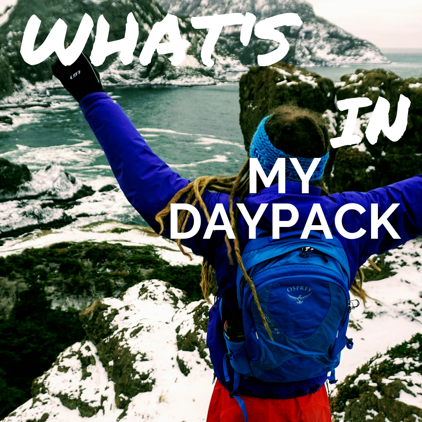 What's in my daypack, daypack checklist, packing a day bag, Wildly Intrepid, Osprey Ozone 24, Osprey, Bottle Cove, Newfoundland, Wildly Intrepid