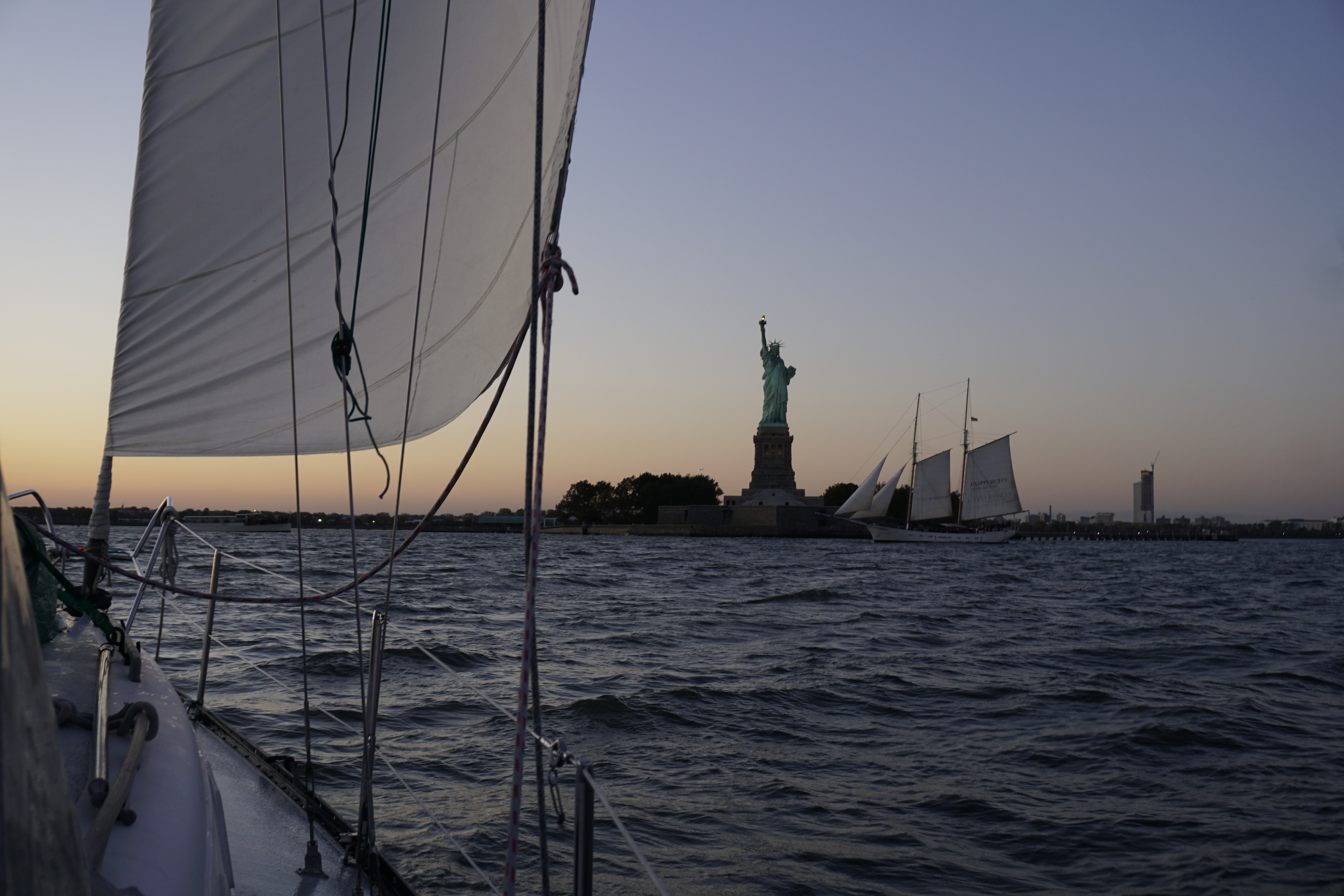 how much does it cost to sail New York, Wildly Intrepid, sailing around the world, sailboat life, statue of liberty, New York City